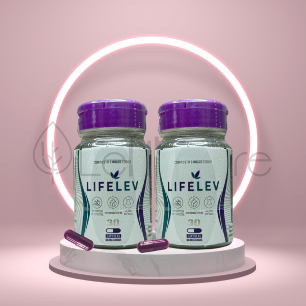 Kit com 2 potes LifeLev - Roxinho