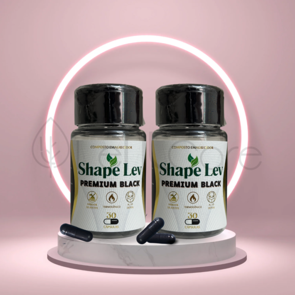 Kit com 2 potes PREMIUM BLACK